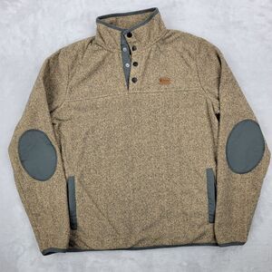 Men's Crewneck Sweater in Brown and Gray
